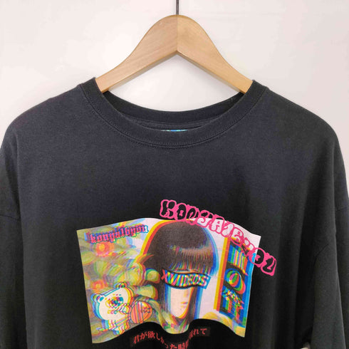今夜1秒 キャラクタープリント L/S Tシャツ メンズ JPN:XL