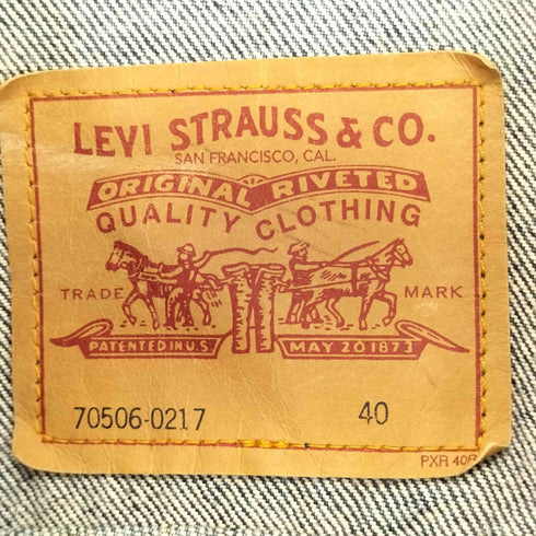 リーバイス Levis USA製 90s 94年 ボタン裏527 Gジャン デニムジャケット メンズ US:40