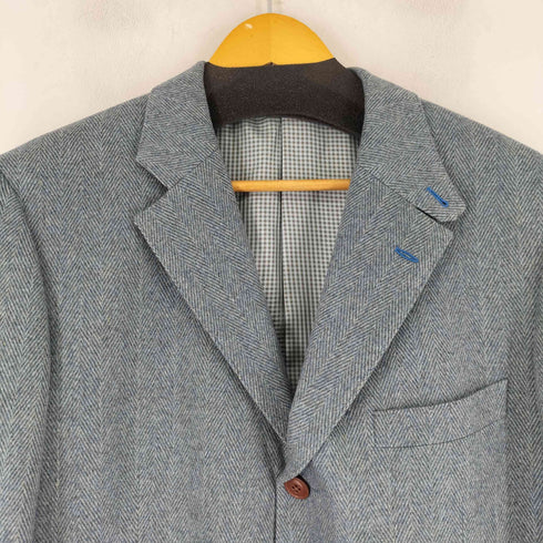 SARTORIA MAXSY ANORE GHEKIERE ヘリンボーン ウールテーラードジャケット メンズ