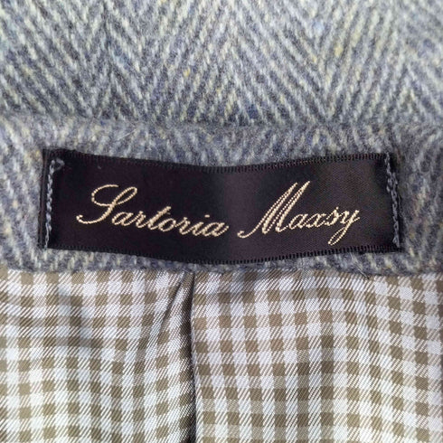 SARTORIA MAXSY ANORE GHEKIERE ヘリンボーン ウールテーラードジャケット メンズ