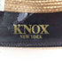 ノックスニューヨーク KNOX NEW YORK フェザー リボン ストローハット メンズ