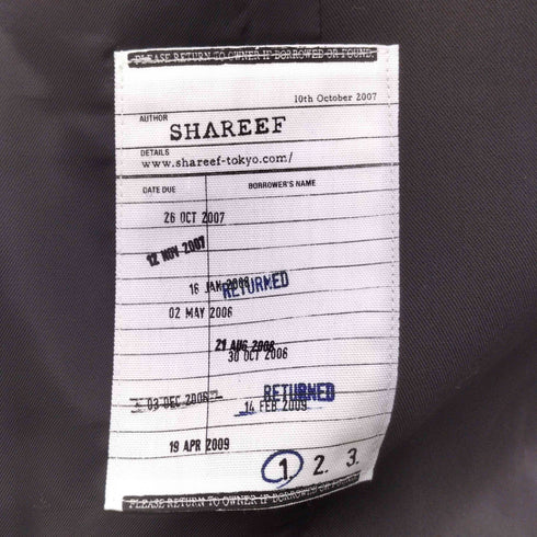 シャリーフ SHAREEF 20SS STUDIOUS別注 EX.DOUBLE JACKET セットアップ メンズ 1