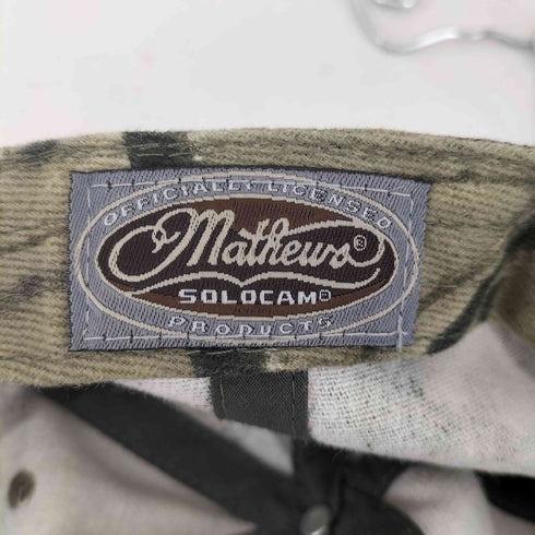 MATHEWS カモ柄 キャップ メンズ