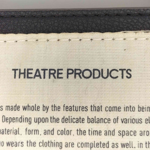シアタープロダクツ THEATRE PRODUCTS 合皮ジャガードテープトートバッグ メンズ FREE