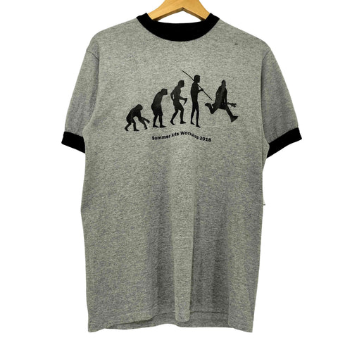 AUQUSTA Summer Arts Workshop 2018 リンガー Tシャツ メンズ JPN:M