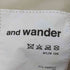 アンドワンダー and wander CORDURA big logo tote bag メンズ FREE