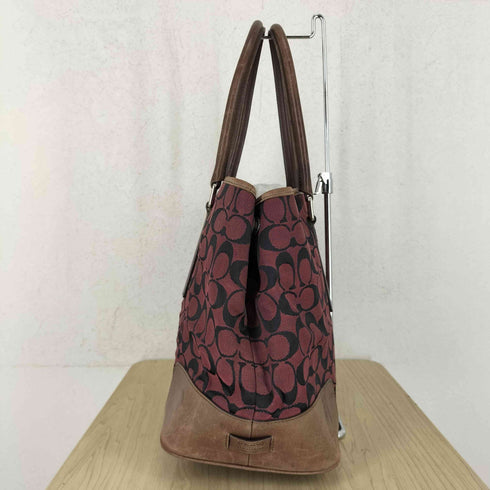 コーチ COACH シグネチャー ハンドバッグ signature hand bag レディース