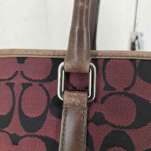 コーチ COACH シグネチャー ハンドバッグ signature hand bag レディース