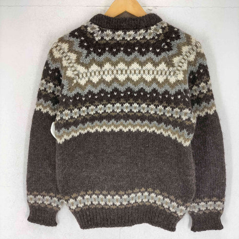 eskimo KNITWEAR イングランド製ノルディック柄ピュアウールニットセーター メンズ 39