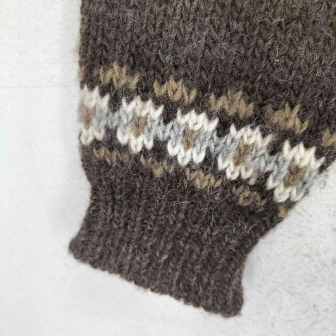 eskimo KNITWEAR イングランド製ノルディック柄ピュアウールニットセーター メンズ 39