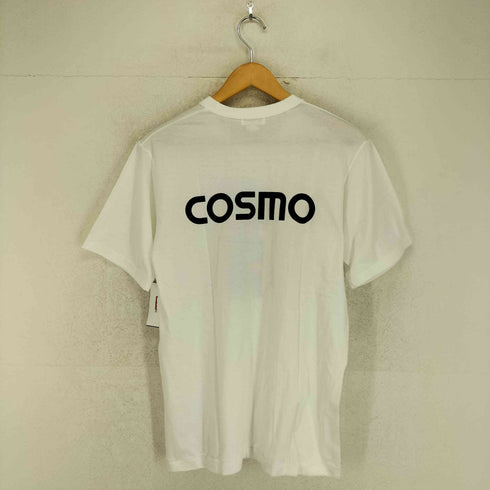 GAINER 袖裾シングル 企業ロゴプリントクルーネックTシャツ メンズ L