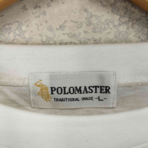 POLO MASTER シングルステッチ フロントプリント S/S Tシャツ メンズ L