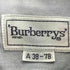 バーバリーズ BURBERRYS 片ポケ レギュラーカラーシャツ メンズ A38-78