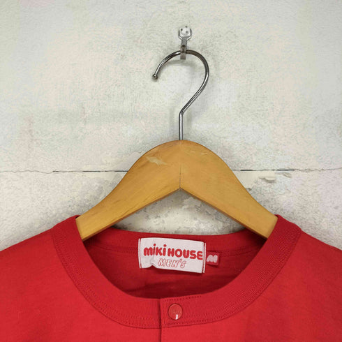 ミキハウス miki HOUSE ヘンリーネック バックプリント S/S Tシャツ メンズ import:M