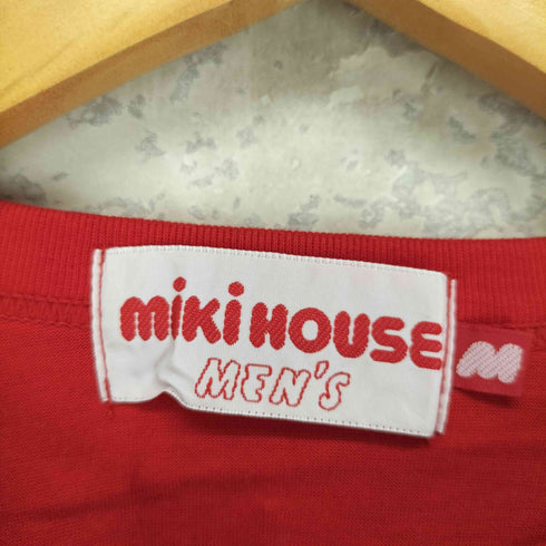 ミキハウス miki HOUSE ヘンリーネック バックプリント S/S Tシャツ メンズ import:M