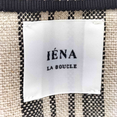 イエナラブークル IENA LA BOUCLE フリンジ リネン キャンバス ブラウス レディース FREE