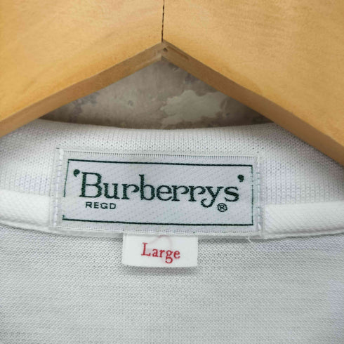 バーバリーズ BURBERRYS 襟ロゴ ホース刺繍 S/S ポロシャツ レディース import:L