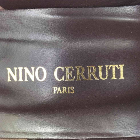 セルッティ NINO CERRUTI エナメル スクエアトゥ ヒールローファー レディース 36 1/2