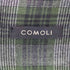 コモリ COMOLI レーヨンチェック オープンカラーシャツ メンズ