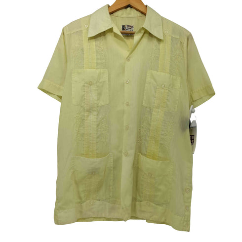 70s TONY オープンカラー キューバシャツ メンズ import:M