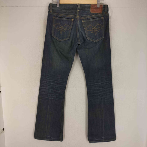 ラルフローレン RALPH LAUREN DUNGAREES ローライズ セミフレアデニム Y2K メンズ 11