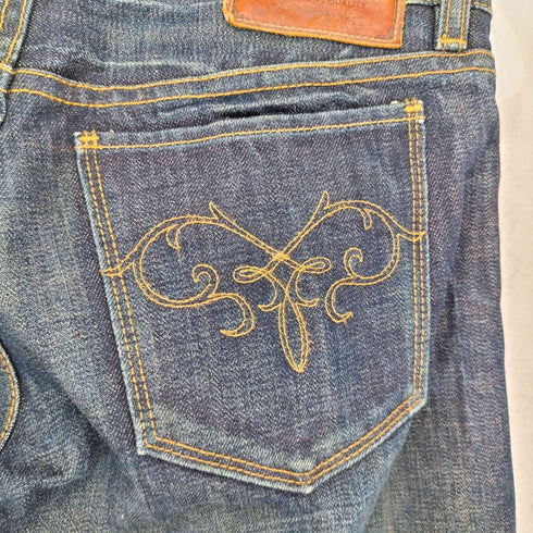 ラルフローレン RALPH LAUREN DUNGAREES ローライズ セミフレアデニム Y2K メンズ 11