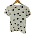 タオコムデギャルソン tao COMME des GARCONS 綿天竺 総柄 ドット プリントTシャツ レディース M