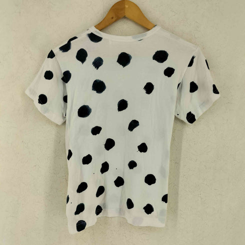 タオコムデギャルソン tao COMME des GARCONS 綿天竺 総柄 ドット プリントTシャツ レディース M