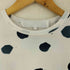 タオコムデギャルソン tao COMME des GARCONS 綿天竺 総柄 ドット プリントTシャツ レディース M