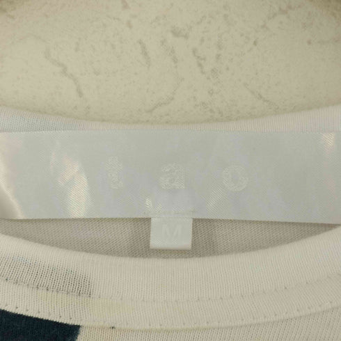 タオコムデギャルソン tao COMME des GARCONS 綿天竺 総柄 ドット プリントTシャツ レディース M