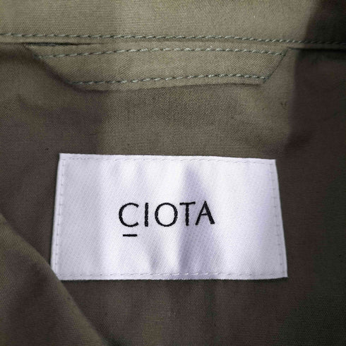 シオタ CIOTA スビンコットンウェザージャングルファティーグジャケット メンズ JPN:5