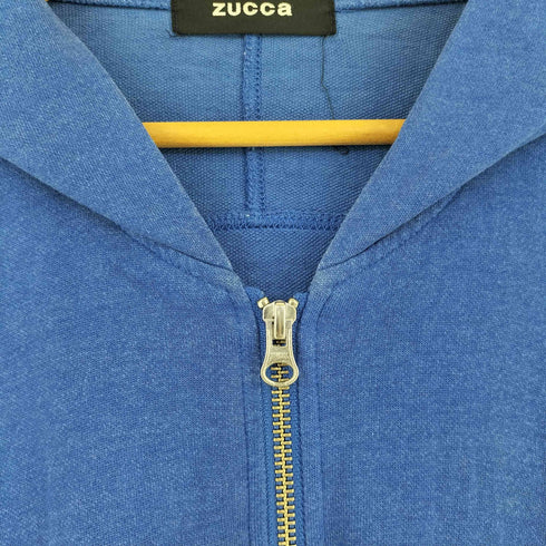 ズッカ ZUCCa コットン レーヨン ダブルジップパーカー レディース M