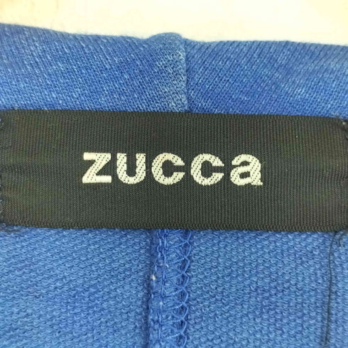 ズッカ ZUCCa コットン レーヨン ダブルジップパーカー レディース M