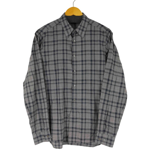 セオリー theory L/S オンブレチェックシャツ メンズ 36