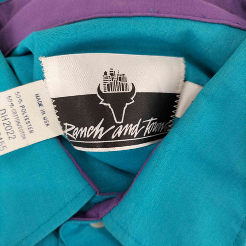 Ranch and Town USA製 ウエスタンシャツ メンズ JPN:XL