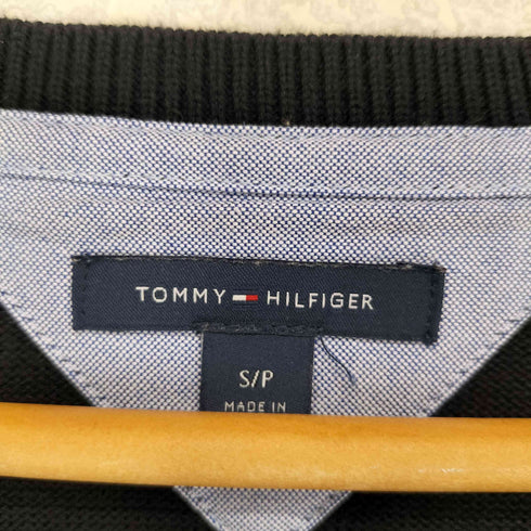 トミーヒルフィガー TOMMY HILFIGER エンブレム刺繍 コットンニット メンズ import:S
