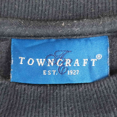 タウンクラフト TOWNCRAFT 90-00S アーガイル 裏起毛 クルーネック スウェット メンズ import:L