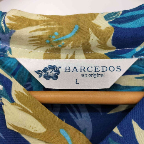 BARCEDOS レーヨン アロハシャツ メンズ import:L