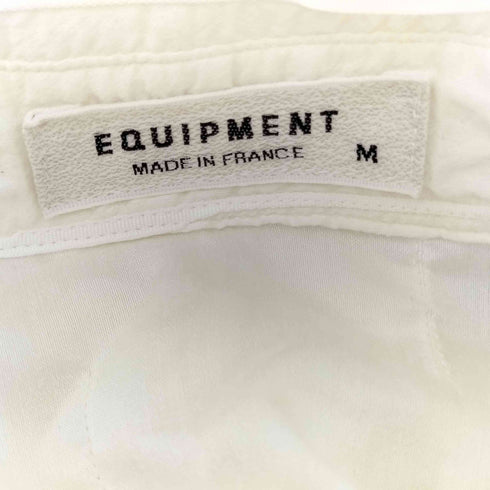 エキップモン EQUIPMENT リボンデザイン 長袖シャツ レディース import:M