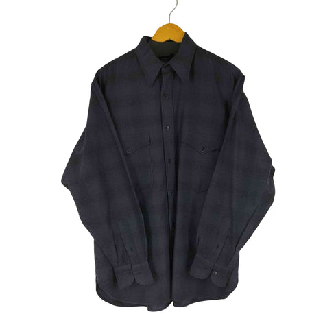 コモリ COMOLI ウールシルク ワークシャツ メンズ