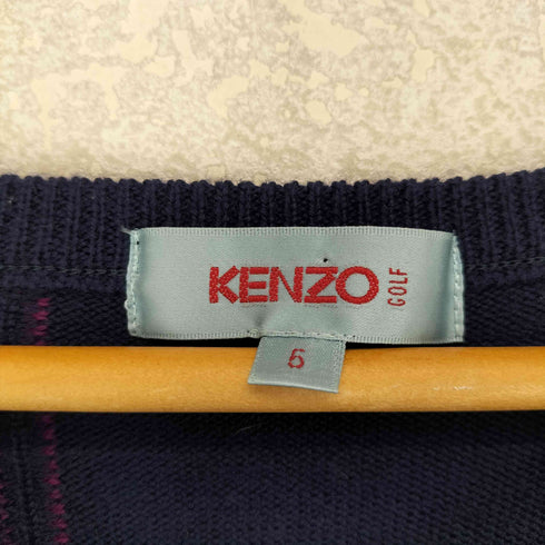 ケンゾーゴルフ KENZO GOLF Vネックニットベスト メンズ JPN:5