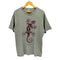 90-00s YACHTCLUB PLAYA DEL CARMEN ヤモリ アニマルプリント クルーネック Tシャツ メンズ import:L