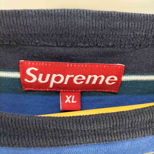 シュプリーム Supreme OLD ボーダー ロングスリーブTシャツ ロンT メンズ import:XL