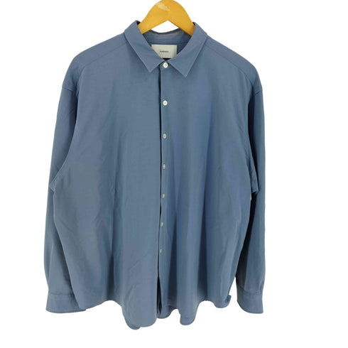 KANEMASA 22AW Royal Ox Dress Knit Loose Fit shirt(ULTRAMARINE) メンズ 2