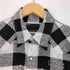 n n ブロックチェック フロントダブルフラップポケット スナップボタン L/S ウエスタン ネルシャツ メンズ JPN:3