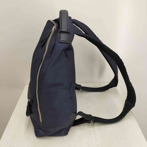 カルバンクラインプラチナ CALVIN KLEIN PLATINUM ロゴプリント レザー切替 バックパック レディース