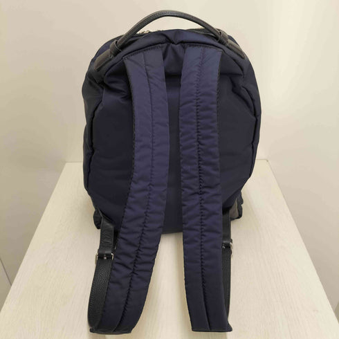 カルバンクラインプラチナ CALVIN KLEIN PLATINUM ロゴプリント レザー切替 バックパック レディース
