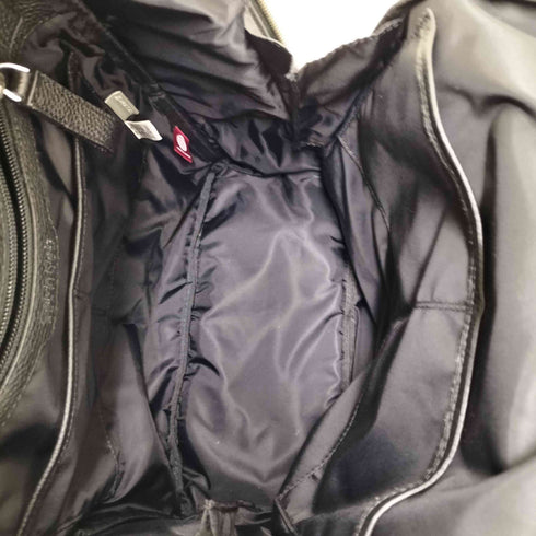 カルバンクラインプラチナ CALVIN KLEIN PLATINUM ロゴプリント レザー切替 バックパック レディース
