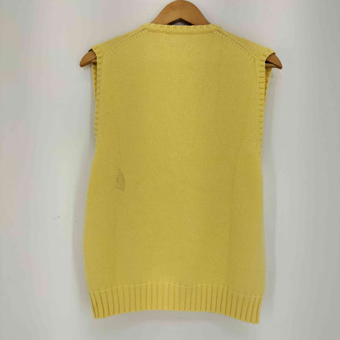ポロバイラルフローレン Polo by RALPH LAUREN 90-00s コットン ポニー刺繍 Vネック ニットベスト メンズ import:M