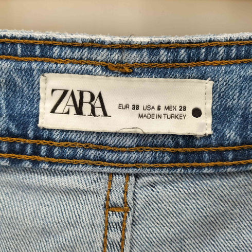 ザラ ZARA ワイドレッグ ストレートデニムパンツ レディース EUR 38